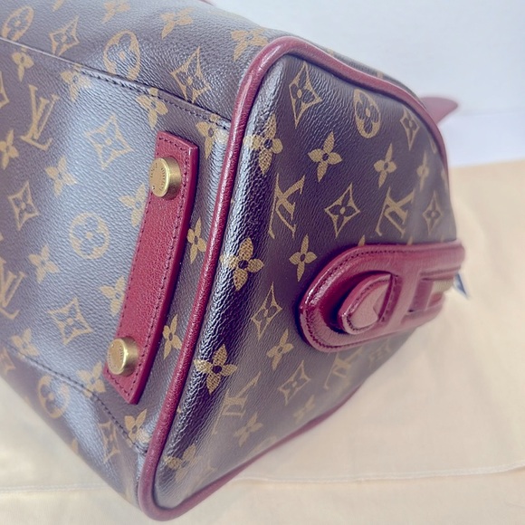 LV24 Louis Vuitton Bordeaux Monogram limited edition golden arrow speedy bag. - Picture 9 of 11